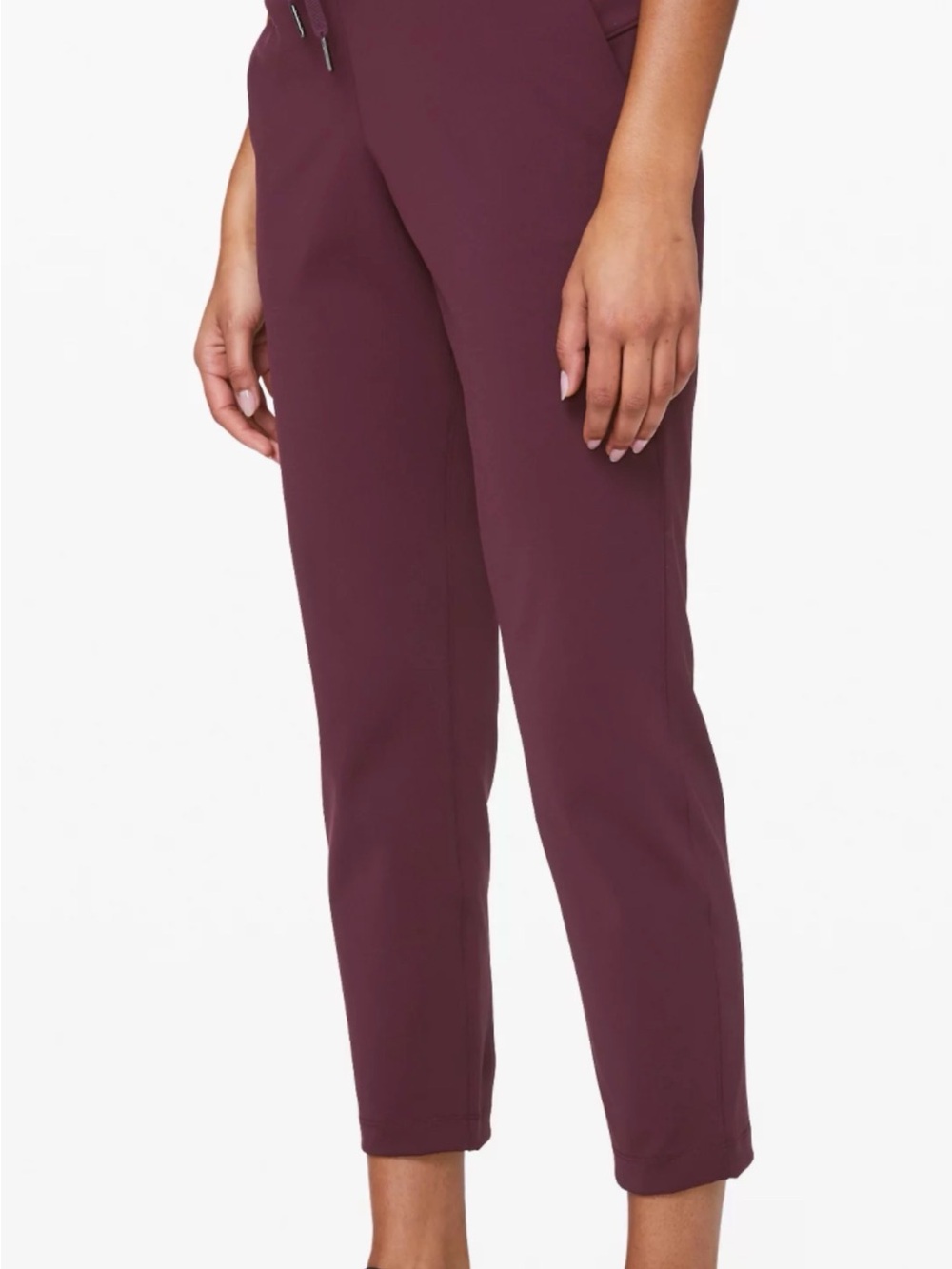 lululemon athletica Cropped Slim Pants in Deep Plum 7/8th length